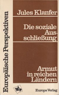 Klanfer, Die soziale Ausschließung. (Umschlag)