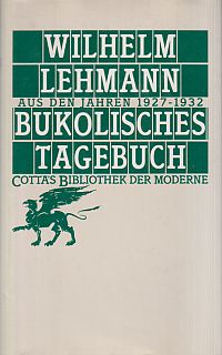 Lehmann, Bukolisches Tagebuch. (Umschlag)