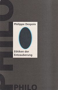 Despoix, Ethiken der Entzauberung. (Umschlag)